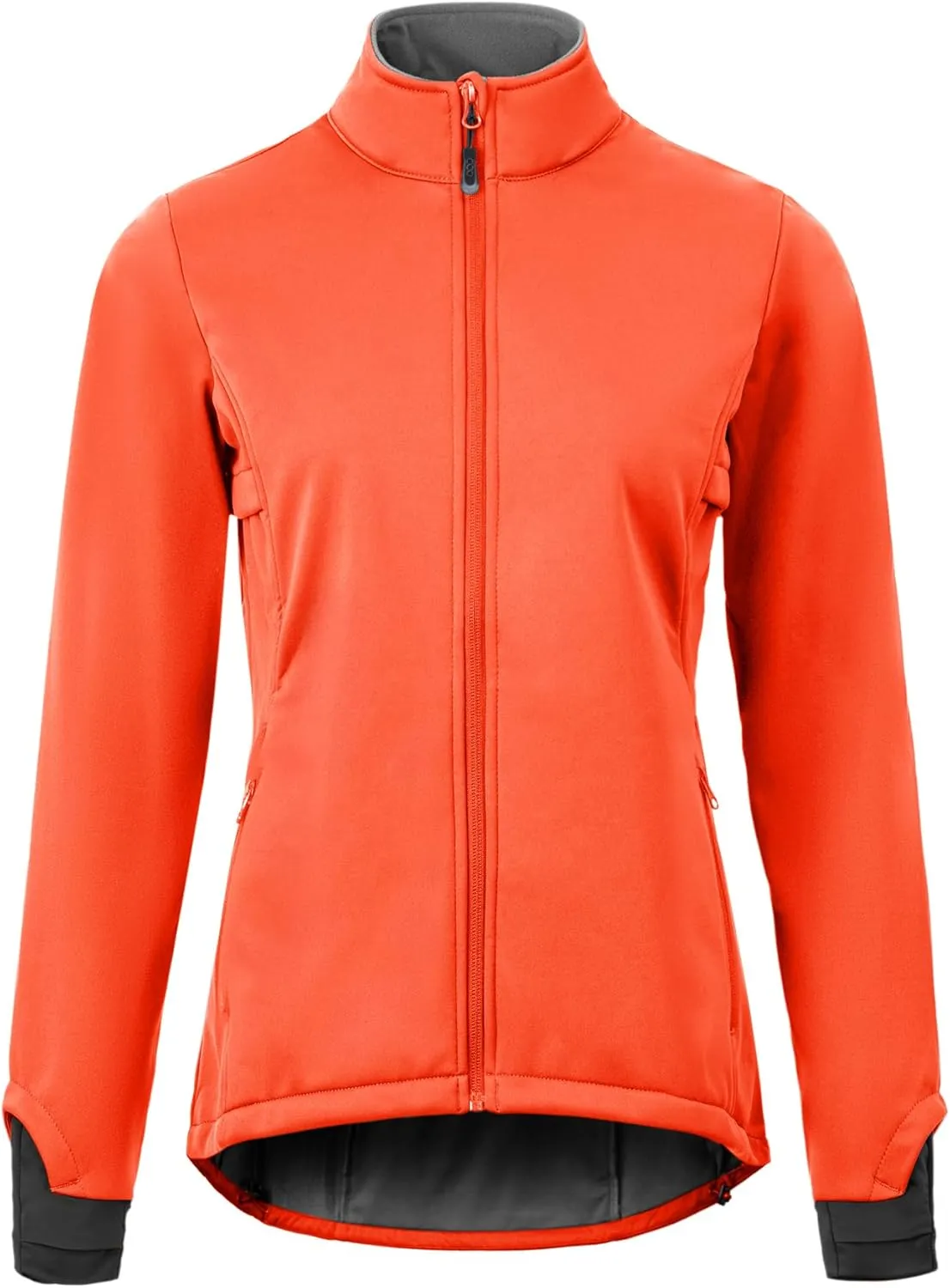 33,000ft Women's Waterproof Fleece Running Jacket Zip Up Athletic Winter Cold Weather Workout Cycling Track Jackets