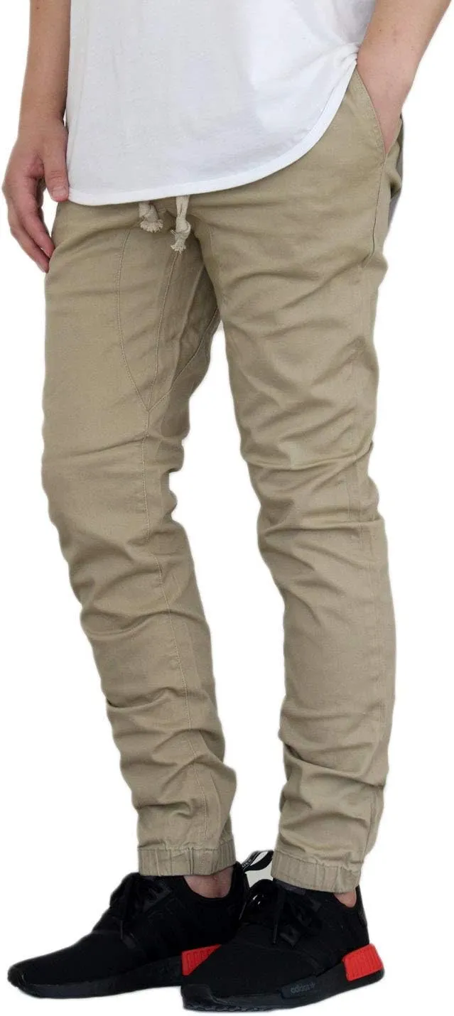 AIRNINE Men's Premium Twill Chino Jogger Pants S-5XL A876