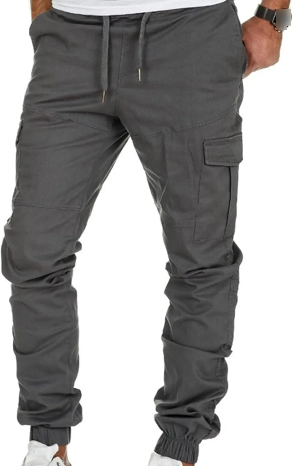 JEShifangjiusu Men'S Hiking Military Pants Casual Outdoor Ripstop Wild Cargo Pants Lightweight Multi-Pocket Army Camo Pants