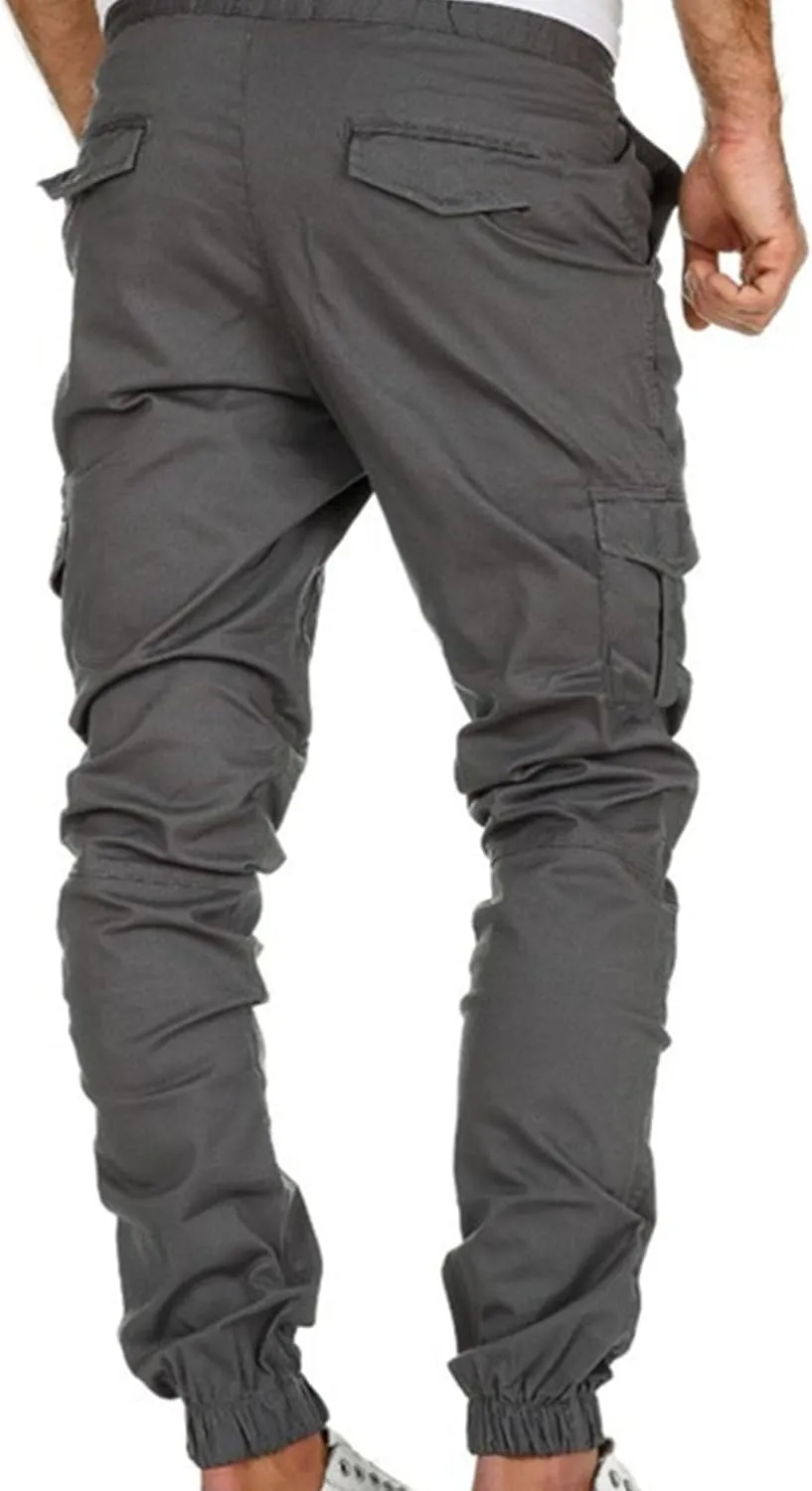 JEShifangjiusu Men'S Hiking Military Pants Casual Outdoor Ripstop Wild Cargo Pants Lightweight Multi-Pocket Army Camo Pants