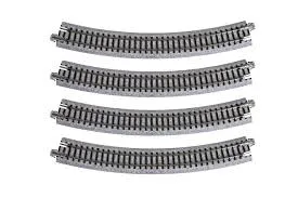 Kato 20-130 (N) 348mm (13 3/4") Radius 30º Curve Track [4 pcs]