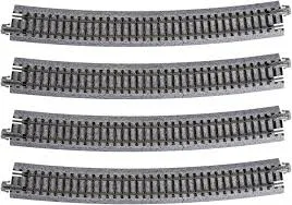 Kato 20-150, N Scale Unitrack Curved Section, 28 1/4" 718mm, 15 Degrees