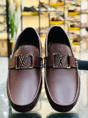 L-V BROWN LOAFERS