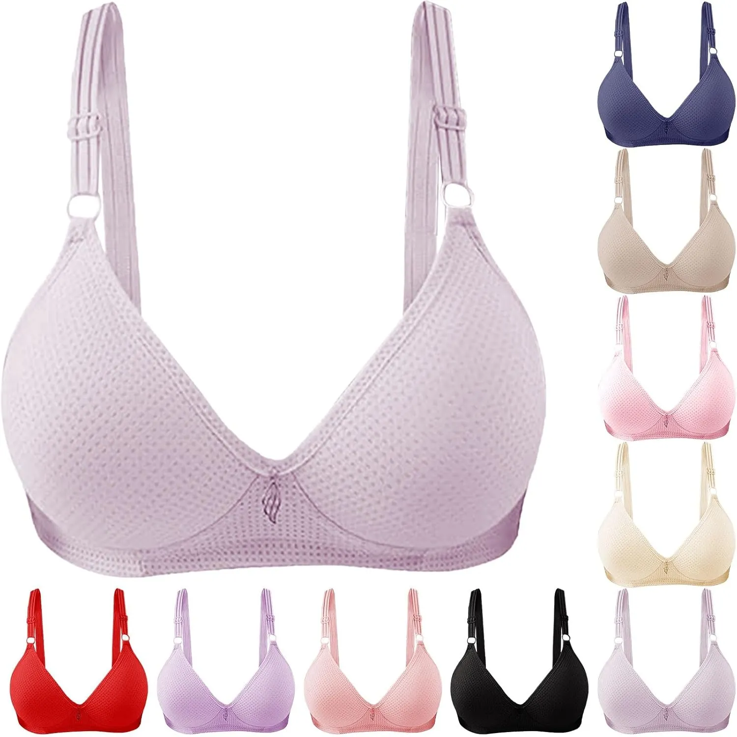 LCMTWX Sports Bras for Women 2024 Plus Size Unlined Underwire Full Coverage Bras Sports Bras for Women Plus Size Strapless