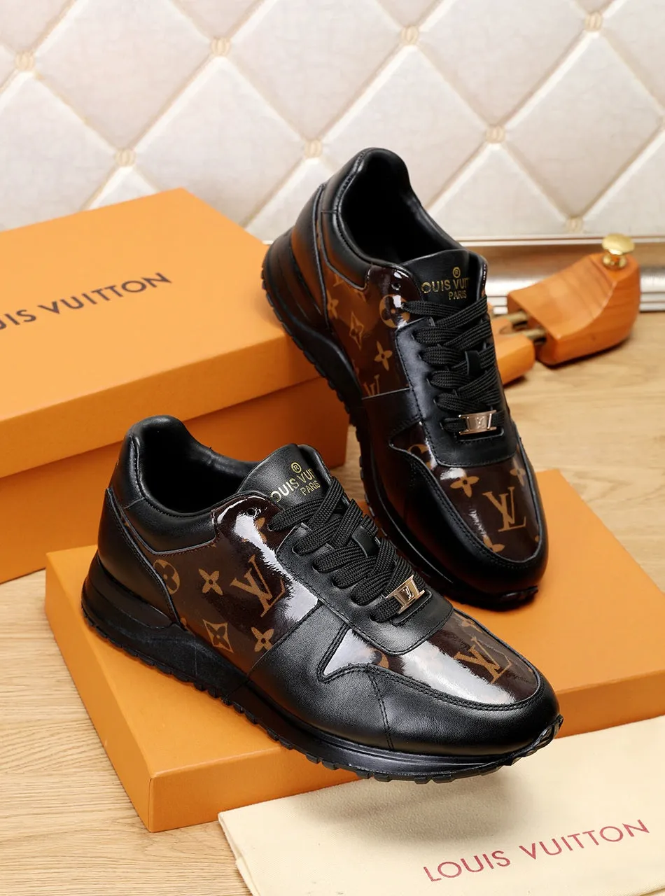 Louis Vuitton Casual Black Brown Sneaker
