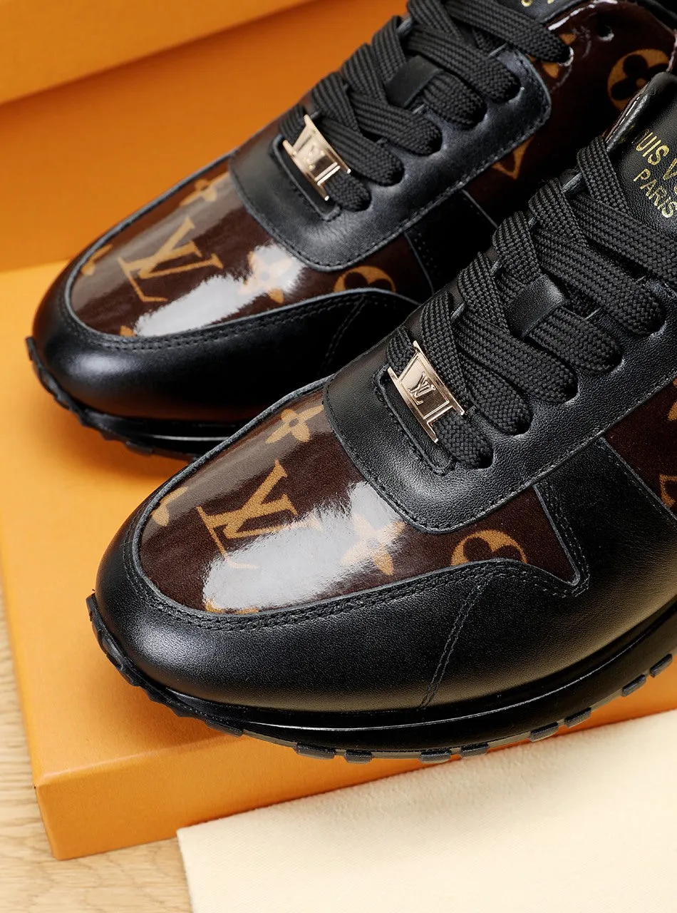 Louis Vuitton Casual Black Brown Sneaker