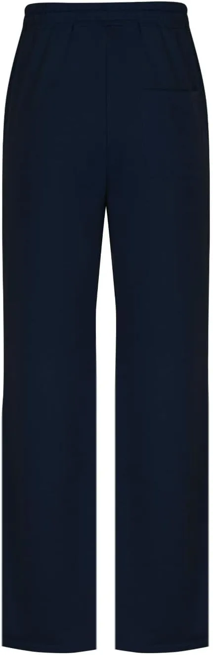 Mens Fleece Lined Sweatpants Casual Open Bottom Joggers Drawstring Elastic Waist Athletic Pants with Pockets