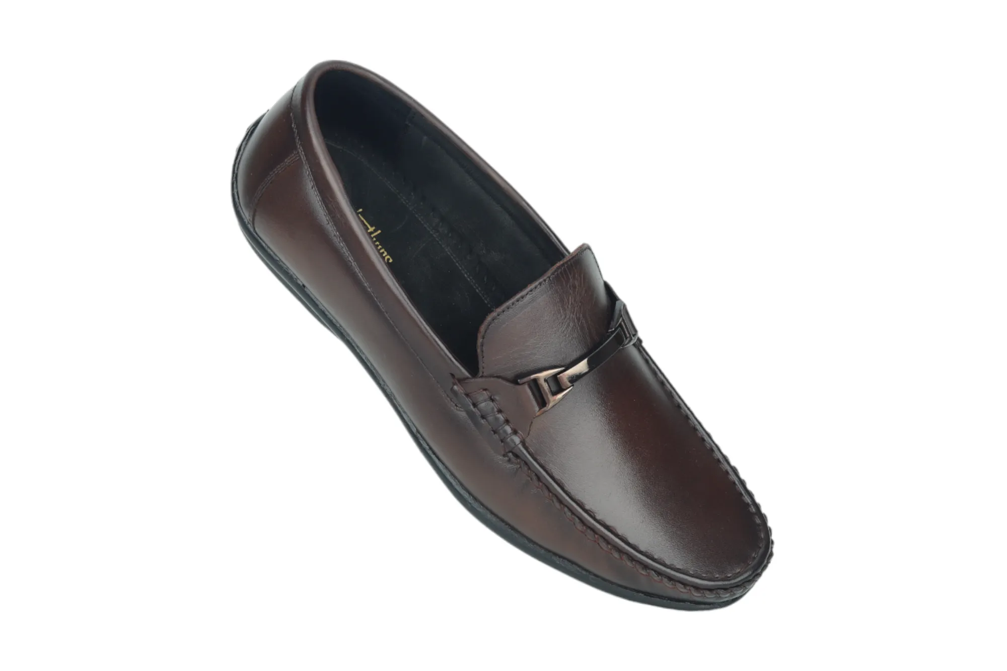 Mens leather loafer shoe 98001