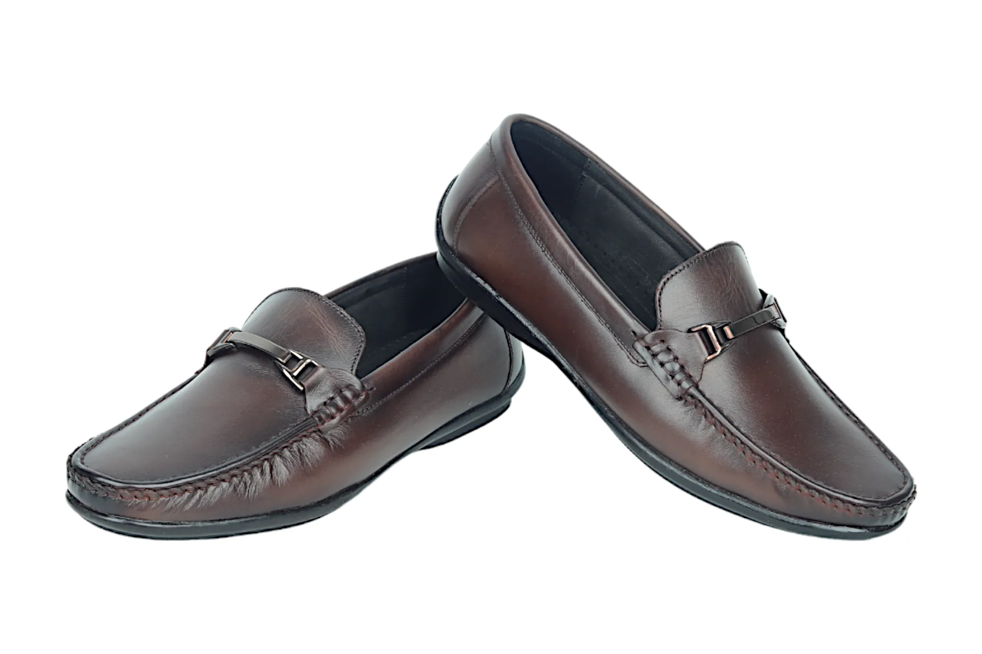 Mens leather loafer shoe 98001