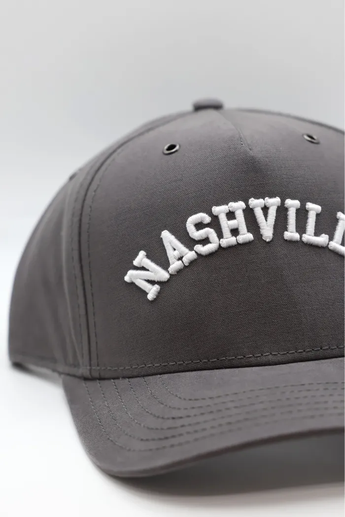 Nashville Arch Cap in Dark Grey