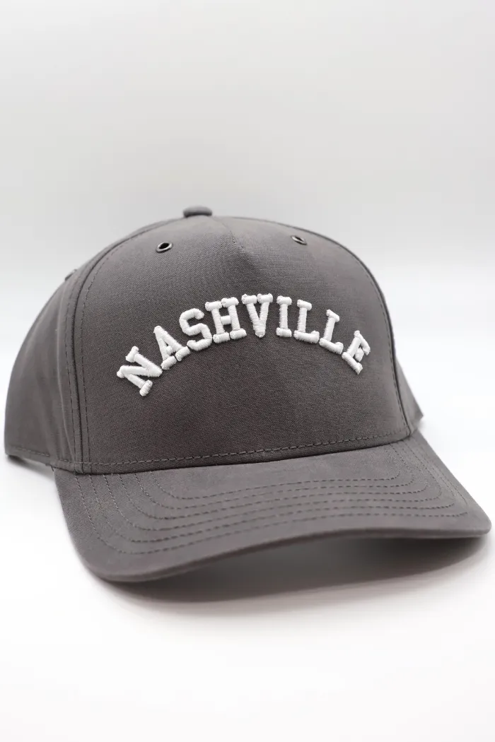 Nashville Arch Cap in Dark Grey