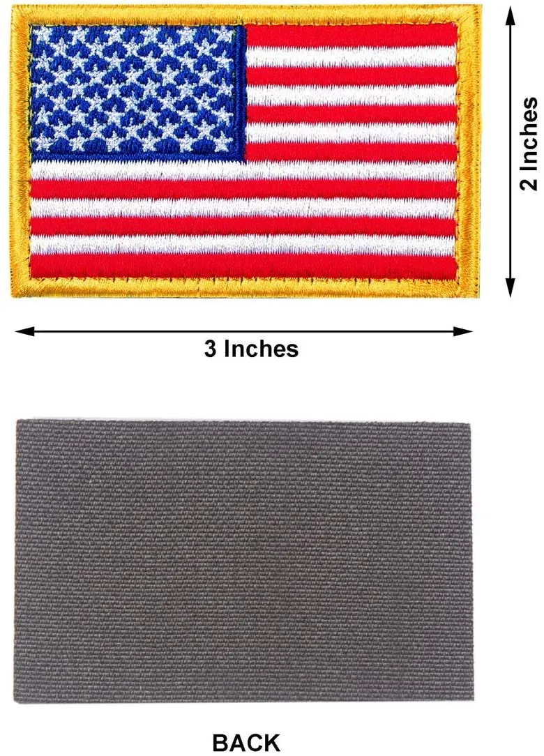 Patches of USA US American Flag,