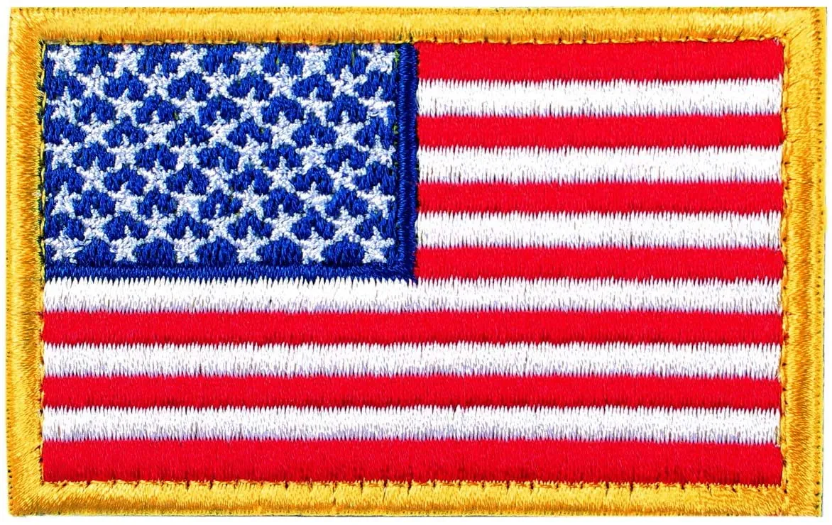 Patches of USA US American Flag,
