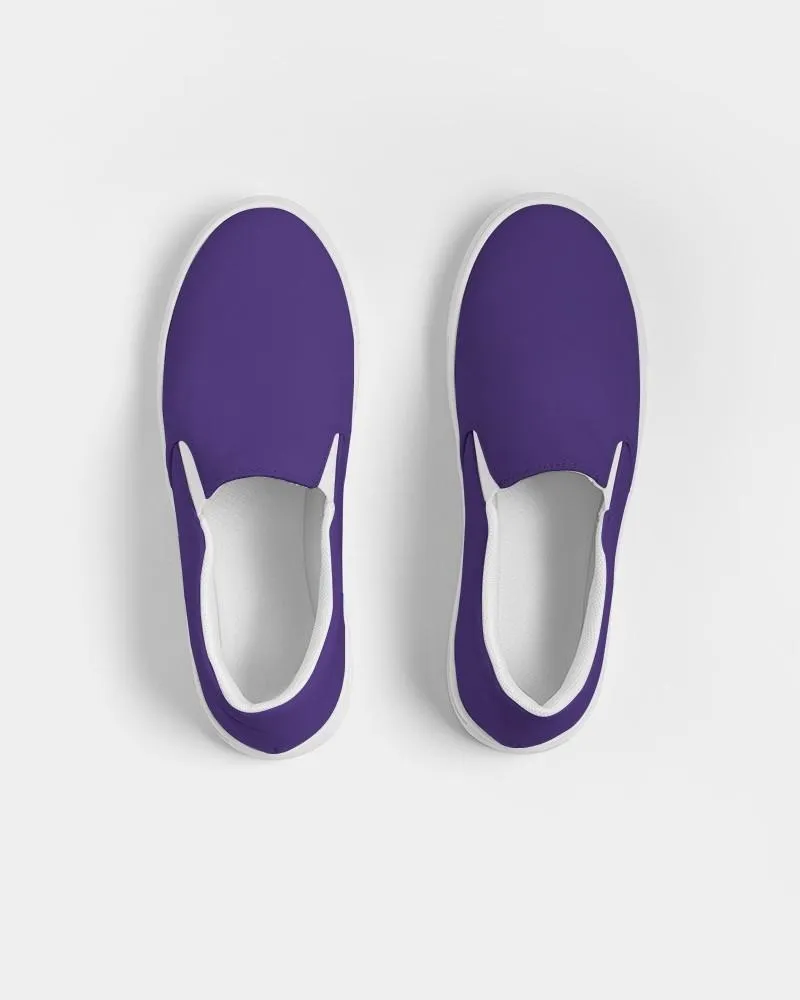 Shaded Violet Slip-On Canvas Sneakers | Women's | C88M100Y0K30