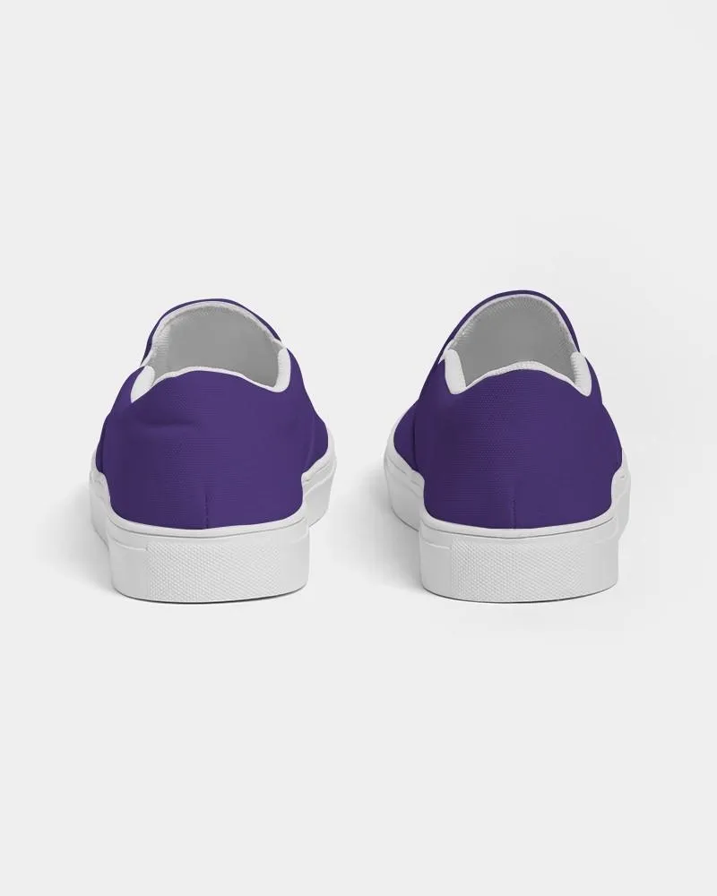 Shaded Violet Slip-On Canvas Sneakers | Women's | C88M100Y0K30