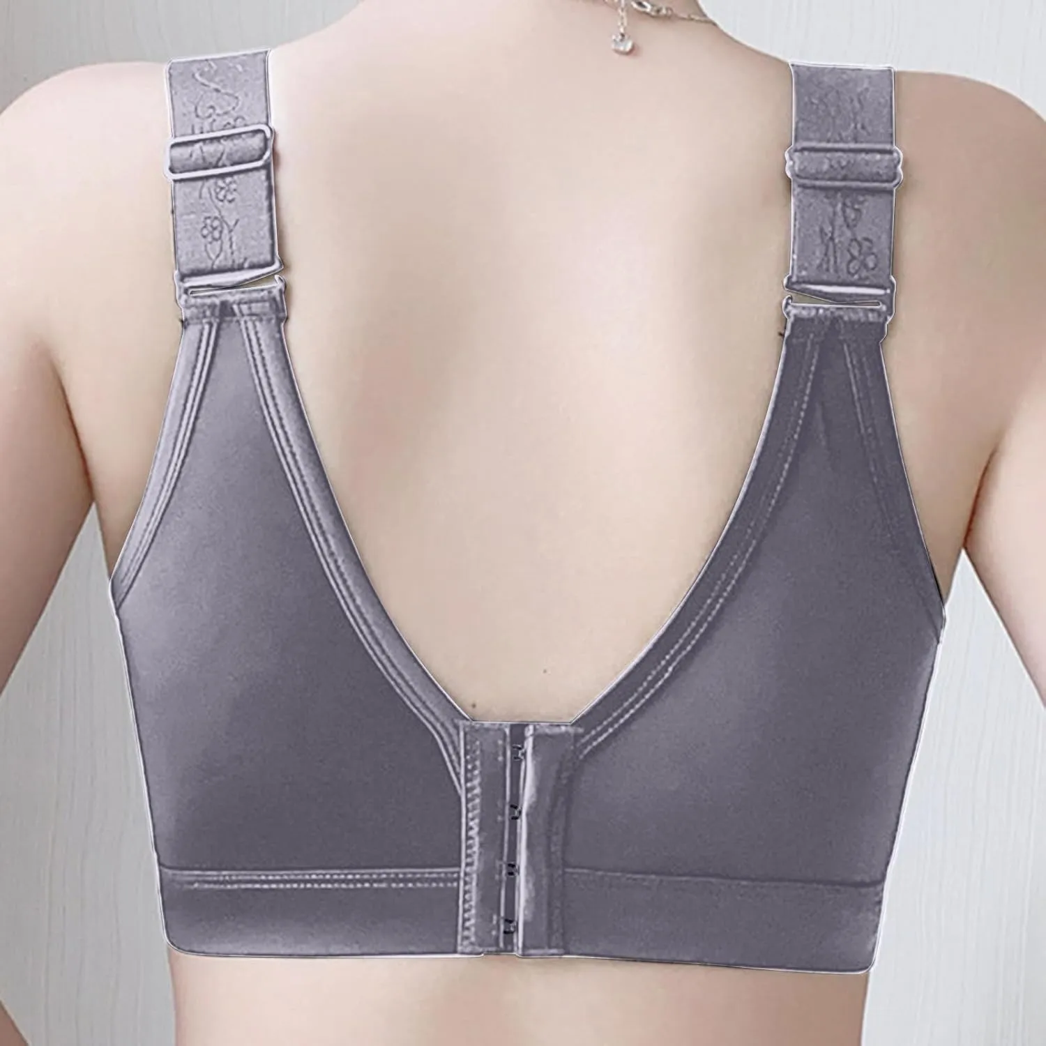 Sports Bras for Women Large Bust Full Coverage No Underwire Push Up Wireless Bra High Support Sports Everyday Bralettes